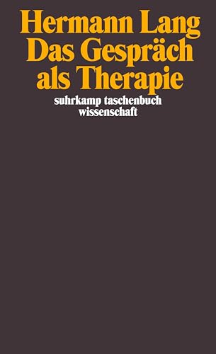 Das GesprÃ¤ch als Therapie. (9783518288931) by Lang, Hermann