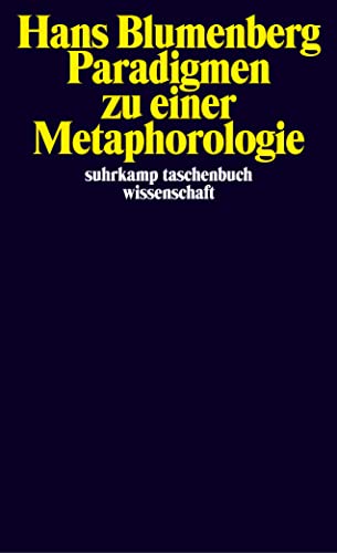 Stock image for Paradigmen zu einer Metaphorologie for sale by GreatBookPrices