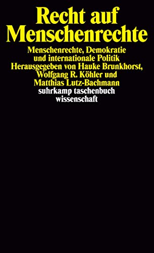 Stock image for Recht auf Menschenrechte: Menschenrechte, Demokratie und internationale Politik (suhrkamp taschenbuch wissenschaft) for sale by medimops