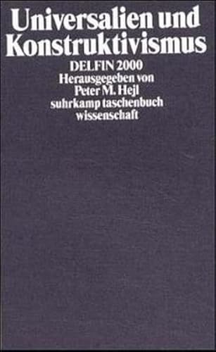 ( 8 Bände ) Universalien und Konstruktivismus. DELFIN 2000. / Interne Repräsentationen. Neue Konzepte der Hirnforschung. DELFIN 1996. / Konstruktivismus in der Medien- und Kommunikationswissenschaftz. DELFIN 1997. / Konstruktivismus in der Psychiatrie und Psychologie. DELFIN 1998/99. / Konstruktivismus und Ethik. DELFIN 1995. / Konstruktivismus: Geschichte und Anwendung. DELFIN 1992. / Konstruktivismus und Sozialtheorie. DELFIN 1993. / Piaget und der 'Radikale Konstruktivismus. DELFIN 1994 (8 Bände). Suhrkamp-Taschenbuch Wissenschaft Nr. 1504, 1277, 1340, 1503, 1217, 1040, 1099, 1156. - Hejl, Peter M., Schmidt, Siegfried J. Rusch, Gebhard und Breidbach, Olaf (Herausgeber)