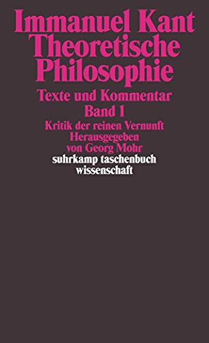 9783518291184: Theoretische Philosophie: Text und Kommentar: 1518
