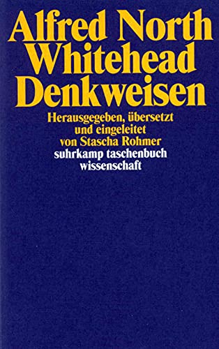 Denkweisen - Alfred North Whitehead