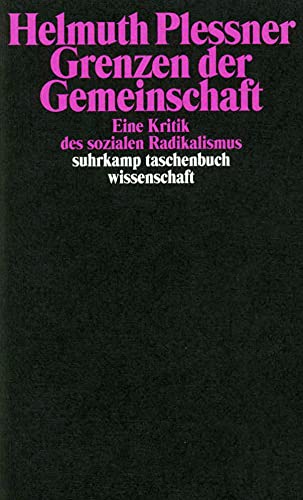 9783518291405: Grenzen der Gemeinschaft: Eine Kritik des sozialen Radikalismus: 1540