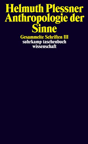 Stock image for Gesammelte Schriften 3. Anthropologie der Sinne -Language: german for sale by GreatBookPrices