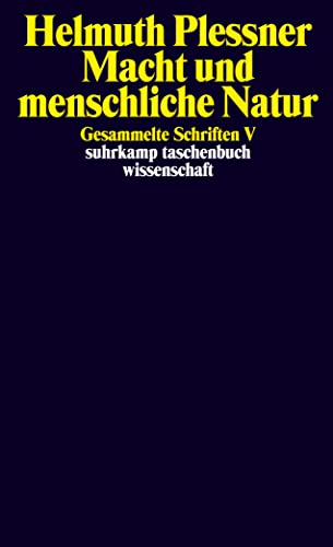 9783518292280: Gesammelte Schriften 5. Macht und menschliche Natur: 1628