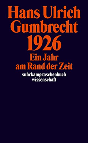 9783518292556: 1926: Ein Jahr am Rand der Zeit