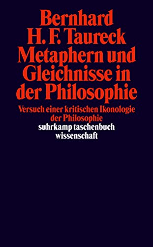 9783518292662: Metaphern und Gleichnisse in der Philosophie: Versuch einer kritischen Ikonologie der Philosophie