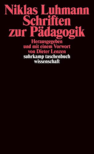 9783518292976: Schriften zur Pdagogik: 1697