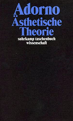 Imagen de archivo de sthetische Theorie. a la venta por Big River Books