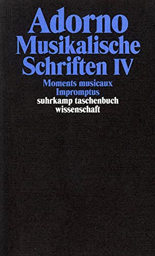 Stock image for Musikalische Schriften: Moments Musicaux; Impromptus. Aufstze: Bd.17: Tl.4 for sale by Revaluation Books