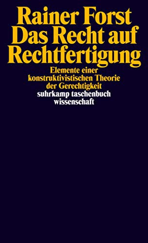Stock image for Forst, R: Recht auf Rechtfertigung for sale by Blackwell's