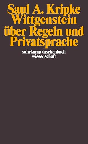 Beispielbild fr Wittgenstein ber Regeln und Privatsprache zum Verkauf von Blackwell's