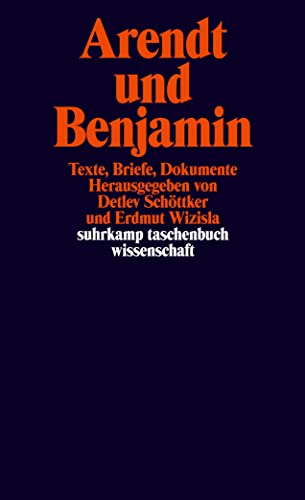 9783518293959: Arendt und Benjamin: Texte, Briefe, Dokumente: 1795