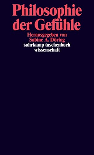 9783518295076: Philosophie der Gefhle: 1907