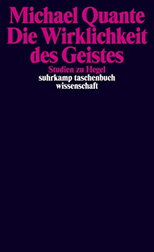 Stock image for Quante, M: Wirklichkeit des Geistes for sale by Blackwell's