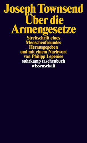 Stock image for Townsend, J: ber die Armengesetze for sale by Blackwell's