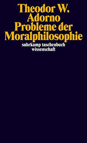 9783518295830: Probleme der Moralphilosophie: 1983