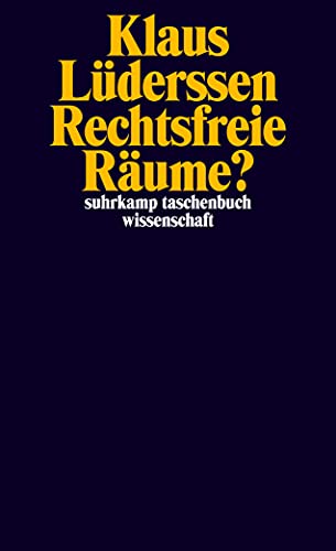 9783518296424: Rechtsfreie Rume