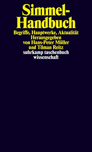 9783518298510: Simmel-Handbuch: Begriffe, Hauptwerke, Aktualitt: 2251