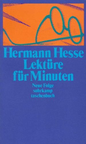 LEKTÜRE FÜR MINUTEN. - Hesse, Hermann