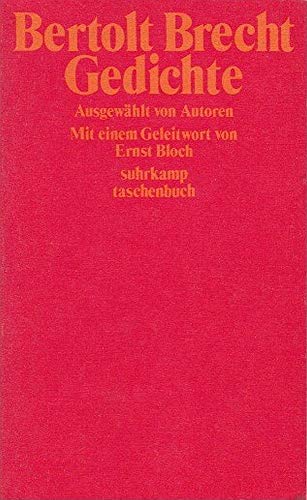 Gedichte (suhrkamp taschenbuch)