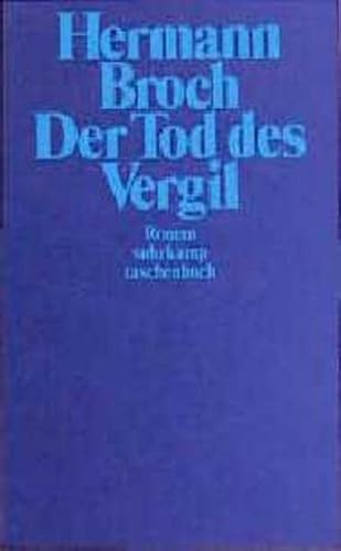 Stock image for Der Tod des Vergil. Roman. (Kommentierte Werkausgabe, 4) for sale by ThriftBooks-Dallas