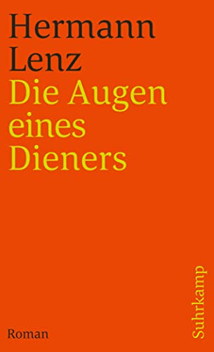 Stock image for Die Augen eines Dieners: Roman (suhrkamp taschenbuch) for sale by Modernes Antiquariat an der Kyll