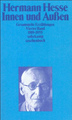 9783518369135: Innen und Auen: Gesammelte Erzhlungen. Vierter Band 1919 - 1955