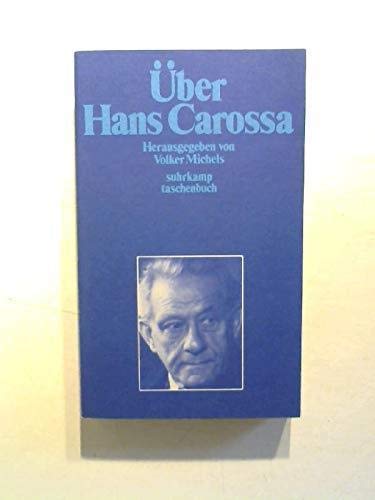 Imagen de archivo de ber Hans Carossa a la venta por German Book Center N.A. Inc.