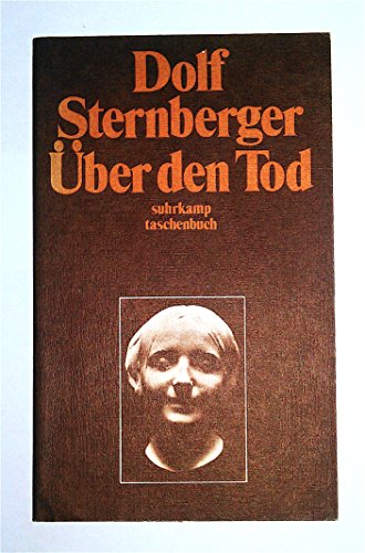 Beispielbild fr ber den Tod. Suhrkamp-Taschenbuch ; 719 zum Verkauf von antiquariat rotschildt, Per Jendryschik