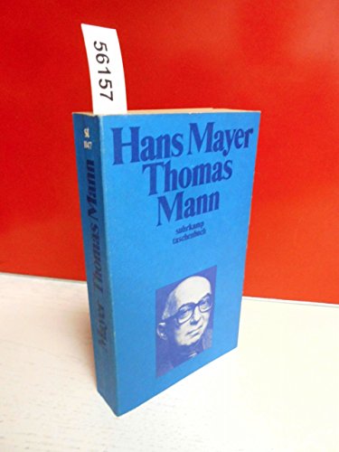 Thomas Mann. - Mayer, Hans