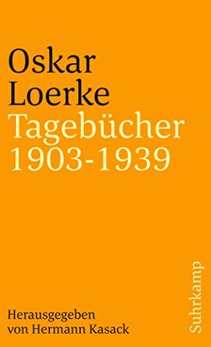 9783518377420: Tagebücher 1903-39