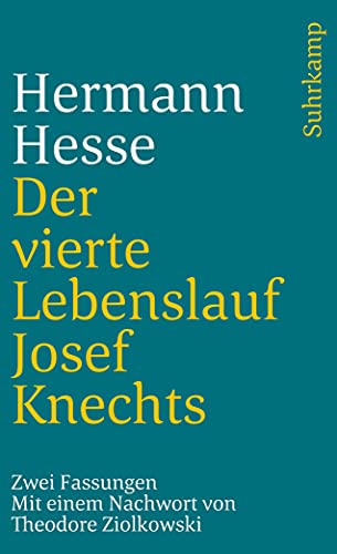 Beispielbild für Der vierte Lebenslauf Josef Knechts: Zwei Fassungen (suhrkamp taschenbuch) zum Verkauf von medimops