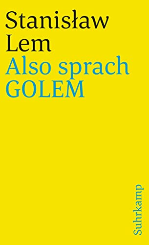 Also sprach GOLEM. ( Phantastische Bibliothek, 175). (9783518377666) by Lem, Stanislaw; Griese, Friedrich