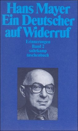 9783518380017: Ein Deutscher auf Widerruf Bd. 2: Band 2: Erinnerungen II
