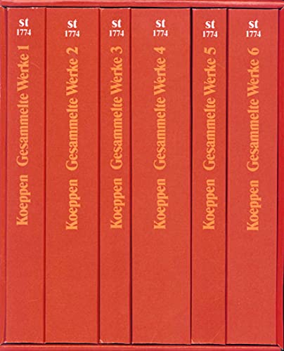 Gesammelte Werke in sechs Bänden in den suhrkamp taschenbüchern, 6 Teile - Wolfgang Koeppen