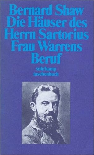 9783518383506: Die Huser des Herrn Sartorius / Frau Warrens Beruf: Komdie in drei Akten / Stck in vier Akten. (Gesammelte Werke in Einzelausgaben, 1)