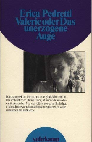 Stock image for Valerie oder Das unerzogene Auge. for sale by Leserstrahl  (Preise inkl. MwSt.)