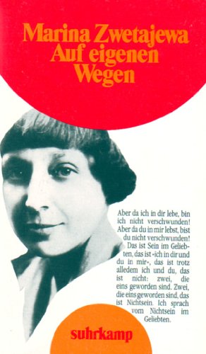 Beispielbild fr Auf eigenen Wegen. Tagebuchprosa. Moskau 1917 - 1920, Paris 1934. zum Verkauf von medimops