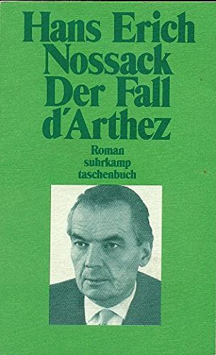 9783518384633: Der Fall d'Arthez. Roman