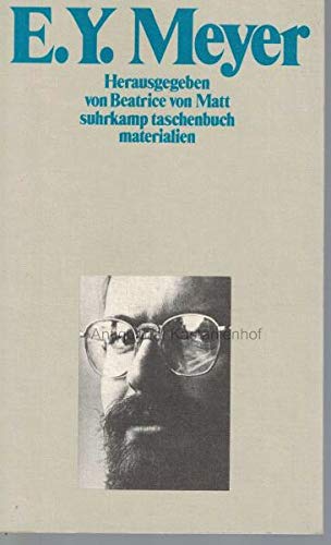 Imagen de archivo de E.Y. Meyer (Suhrkamp Taschenbuch. Materialien) (German Edition) a la venta por Better World Books