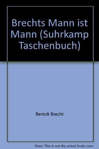 Stock image for Brechts "Mann ist Mann" for sale by Der Bcher-Br