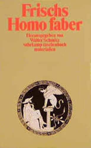 Beispielbild fr Max Frischs Homo Faber. zum Verkauf von Goldstone Books