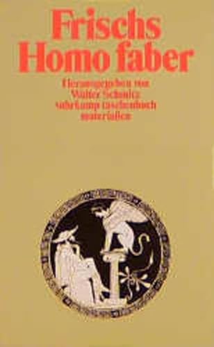 9783518385289: Frischs "Homo faber (Suhrkamp Taschenbuch)