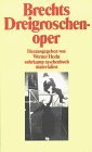 9783518385562: Brechts "Dreigroschenoper" (Suhrkamp Taschenbuch Materialien) (German Edition)