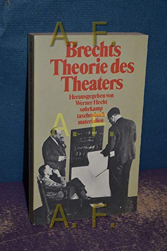Imagen de archivo de Brechts Theorie des Theaters. a la venta por medimops