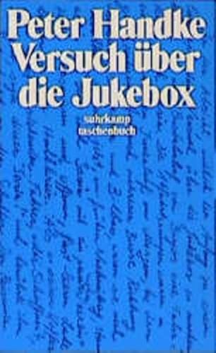 9783518387085: Versuch ber die Jukebox. Erzhlung.