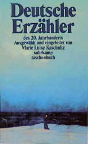 Imagen de archivo de Deutsche Erzhler des 20. Jahrhunderts. st 2379 a la venta por Hylaila - Online-Antiquariat