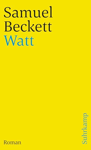 Beispielbild fr Watt: Watt. Roman zum Verkauf von WorldofBooks