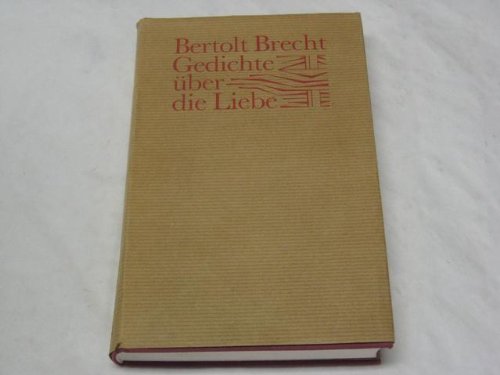 9783518389263: Gedichte ber die Liebe